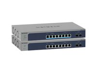 NETGEAR Smart MS510TXM - Switch - L3 Lite - smart - 4 x 100/1000/2.5G + 4 x 1/2.5/5/10GBase-T + 2 x 10 Gigabit SFP+ (uplink) - monterbar på stativ, desktop MS510TXM-100EUS