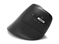 PORT - Mus - ergonomisk - optisk - 6 knapper - trådløs - 2.4 GHz, Bluetooth - trådløs modtager (USB) - sort 910204