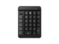 HP 435 - Tastatur - 9 programmerbare taster, laveprofil-tasterejse, udskiftelige tastehætter med mærkater - trådløs - Bluetooth 5.3 - engelsk - jack sort 7N7C3AA#ABB