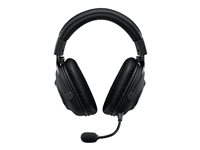 Logitech G Pro X - Headset - fuld størrelse - kablet - 3,5 mm jackstik - støjisolerende 981-000818