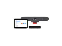 HP Poly Studio Small Room Bundle - Til Zoom Rooms - videokonferencepakke (Poly TC10 berøringscontroller, HP Mini Conferencing PC, Poly Studio R30 video bar) - Zoom Certified, Certified for Microsoft Teams - sand - power adapter included 9C957AA