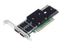 Broadcom P2200G - Netværksadapter - PCIe 5.0 x16 lavprofil - 400 Gigabit QSFP112 x 2 BCM957608-P2200GQF00