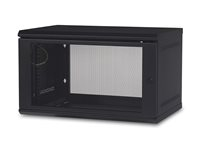 APC NetShelter WX AR106 - Kabinet - vægmonterbar - sort - 6U - 19" AR106