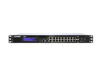 QNAP Smart Edge QGD-1602 - Switch - smart - 2 x 10 Gigabit SFP+ + 8 x 2.5GBase-T + 8 x 10/100/1000 - monterbar på stativ QGD-1602-C3758-16G