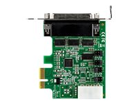StarTech.com 4-port PCI Express RS232 Serial Adapter Card, PCIe RS232 Serial Host Controller Card, PCIe to Serial DB9, 16950 UART, Low Profile Desktop Expansion Card, Windows, macOS, Linux - Full/Low-Profile (PEX4S953LP) - Seriel adapter - PCIe lavprofil - RS-232 x 4 PEX4S953LP