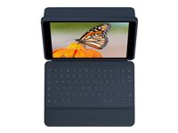 Logitech Rugged Combo 3 - Tastatur og folio-kasse - Apple Smart connector - marineblå - for Apple 10.2-inch iPad (7. generation, 8. generation, 9. generation) 920-009659