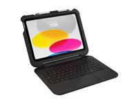 OtterBox Achiever Series Keyboard 360 - Tastatur og folio-kasse - med trackpad - QWERTZ - tysk - sort 77-97883