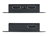 StarTech.com HDMI Extender over CAT6/CAT5, 4K 30Hz/130ft (40m) or 1080p 60Hz/230ft (70m) Video Extender, 4K HDMI over Ethernet Extender, PoC HDMI Transmitter and Receiver Kit, IR Extension - Local Video Output - Video/audio ekspander - HDMI - over CAT 5/6 - op til 70 m EXTEND-HDMI-4K40C6P1