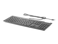 HP Business Slim - Tastatur - USB - Pan Nordic - sort - for HP 34, Z1 G9; Elite 800 G9; Pro 260 G9, 400 G9; ProOne 440 G9; ZBook Fury 15 G8, 17 G8 Z9H48AA#UUW