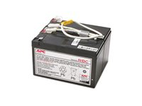 APC Replacement Battery Cartridge #109 - UPS-batteri - 1 x batteri - Blysyre - brunsort - for P/N: BN1250LCD, BR1200G-JP, BR1200LCDI, BR1500LCD, BR1500LCDI, BX1300LCD, BX1500LCD APCRBC109
