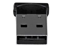 StarTech.com Bluetooth Adapter - Mini Bluetooth 4.0 USB Adapter - 50m/165ft Wireless Bluetooth Dongle - Smart Ready LE+EDR (USBBT1EDR4) - Netværksadapter - USB - Bluetooth 4.0 - Klasse 1 - sort USBBT1EDR4