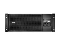 APC Smart-UPS SRT 6000VA RM - UPS (rackversion) - AC 230 V - 6000 Watt - 6000 VA - Ethernet 10/100, USB - output-stikforbindelser: 13 - 4U - sort - for P/N: AR3100W, AR3103SP, AR3105W, AR3106SP, AR3155W, AR3305W, AR3355SP, AR3355W, NBWL0356A SRT6KRMXLI-6W