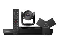 Poly G7500 - Videokonferencesystem (camera, mikrofon, codec) - Zoom Certified, Certified for Microsoft Teams - sort - med EagleEye IV-12x camera 83Z49AA#ABB