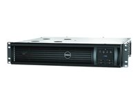Dell Smart-UPS 1500VA LCD RM - UPS (rackversion) - AC 220/230/240 V - 1000 Watt - 1500 VA - RS-232, USB, Ethernet 10/100 - output-stikforbindelser: 4 - 2U - sort - med APC SmartConnect DLT1500RMI2UC