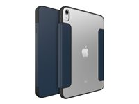 OtterBox Symmetry Series - Flipomslag til tablet - polykarbonat, syntetisk læder - kystaften (klar/blå) - for Apple 13-inch iPad Air (M2, M3) 77-95266