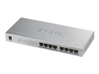 Zyxel GS1008HP - Switch - 8 x 10/100/1000 (PoE+) - væg-monterbar, desktop - PoE+ (60 W) GS1008HP-EU0101F