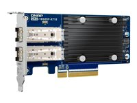 QNAP QXG-10G2SF-X710 - Netværksadapter - PCIe 3.0 x8 lavprofil - 10 Gigabit SFP+ x 2 - for P/N: SFP1G-SX-85 QXG-10G2SF-X710