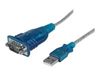 StarTech.com 1 Port USB to Serial RS232 Adapter - Prolific PL-2303 - USB to DB9 Serial Adapter Cable - RS232 Serial Converter (ICUSB232V2) - Seriel adapter - USB 2.0 - RS-232 ICUSB232V2