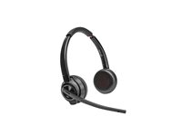 HP Poly Savi 8420 Office - Savi 8400 series - headset - på øret - DECT / Bluetooth - trådløs - aktiv støjfjerning - sort 8L5B2AA#ABB