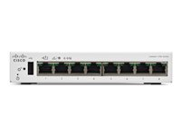 Cisco Catalyst 1200-8T-D - Switch - gigabit ethernet - L3 - smart - 8 x 10/100/1000 - desktop - PoE (67 W) C1200-8T-D