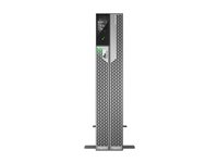 APC Smart-UPS Ultra - UPS (stativ-monterbar / ekstern) - forlænget driftstid, fast forbundet 3-leder udgang, netværkskort, online, tårn, med skinnesæt - AC 220-230 V - 5000 Watt - 5000 VA - Litiumion - Ethernet, USB - output-stikforbindelser: 1 - 2U - sølvgrå SRTL5KRM2UI-HW