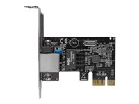 StarTech.com 1 Port PCIe Network Card - Low Profile - RJ45 Port - Realtek RTL8111H Chipset - Ethernet Network Card - NIC Server Adapter Network Card (ST1000SPEX2L) - Netværksadapter - PCIe lavprofil - Gigabit Ethernet x 1 ST1000SPEX2L