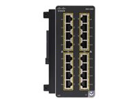 Cisco Catalyst - Ekspansionsmodul - Gigabit Ethernet x 16 - for Catalyst IE3300 Rugged Series IEM-3300-16T=
