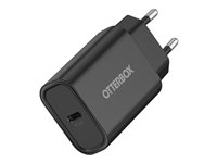 OtterBox - Strømforsyningsadapter - 30 Watt - PD (USB-C) - sort 78-81339