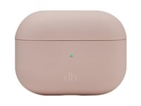 dbramante1928 Costa Rica - Taske til hovedtelefoner - silicone, genbrugt plastik - pink sand - for Apple AirPods with Charging Case CRPPPISA1464