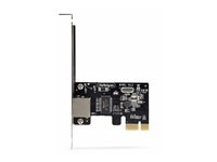 StarTech.com 1-Port Gigabit PCIe Network Adapter Card, TAA Compliant - Netværksadapter - PCIe lavprofil - Gigabit Ethernet x 1 - sort - TAA-kompatibel ST1000SPEX2T