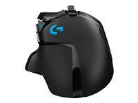 Logitech Gaming Mouse G502 (Hero) - Mus - optisk - 11 knapper - trådløs, kablet - 2.4 GHz - trådløs modtager (USB) 910-005568