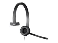 Logitech USB Headset H570e - Headset - på øret - kablet 981-000571