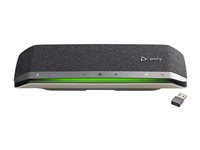 HP Poly Sync 40+ - Smart højttalertelefon - Bluetooth - trådløs, kablet - USB-A, USB-C - sort, sølv - Zoom Certified 772C5AA