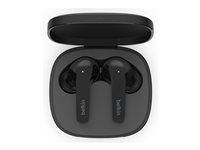 Belkin SoundForm Flow - Ægte trådløse øretelefoner med mik. - i øret - Bluetooth - aktiv støjfjerning - sort AUC006BTBK