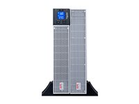 APC Easy UPS On-Line - UPS (rackversion) - AC 230 V - 2700 Watt - 3000 VA - Litiumion - RS-232, USB - output-stikforbindelser: 7 - 4U - 19" - sort med sølv - for Modbus Card SRVSMB001 SRVL3KRILRK