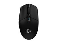 Logitech G G305 - Mus - optisk - 6 knapper - trådløs - 2.4 GHz - trådløs modtager (USB) - sort 910-005282