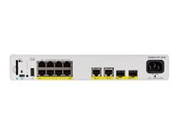 Cisco Catalyst 9200CX - Network Essentials - switch - kompakt - L3 - Administreret - 8 x 10/100/1000 (PoE+) + 2 x 1000Base-T + 2 x 10 Gigabit SFP+ (uplink) - monterbar på stativ - PoE+ (240 W) C9200CX-8P-2X2G-E