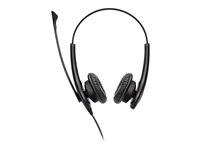 Jabra BIZ 1100 USB Duo - Headset - på øret - kablet - USB - sort - akademisk - Certified for Microsoft Teams, Zoom Certified 1159-0159-EDU
