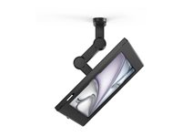 Compulocks iPad Air M2 & M3 11", Apex Enclosure Swing Wall Mount - Black - Monteringssæt (svingarm, indelukke) - eksponeret front/bagsidekamera og sensorer - for tablet - låsbar - metal - sort - skærmstørrelse: 11" - vægmonterbar - for Apple 11-inch iPad Air (M2, M3) 827B11APXB