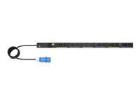 Eaton G4 - Strømfordelingsenhed (rackversion) - basal - 200 - 240 V - 7.4 kW - 1-faset - input: IEC 60309 32A - output-stikforbindelser: 24 (12 x IEC 60320 C13, 12 x IEC 60320 C39) - 0U - 3 m ledning - sort EVBAF132A
