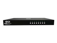 Tripp Lite Secure KVM Switch, 8-Port, Single Head, DisplayPort to DisplayPort, 4K, NIAP PP4.0, Audio, CAC, TAA - KVM / audio-switch - 8 x KVM / audio / USB - 1 lokalbruger - desktop - TAA-kompatibel - for P/N: P783-006, P783-010, UR022-001, UR030-006, WEXT1G, WEXT2G B002-DP1AC8-N4