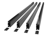 APC NetShelter - Rammeekstrudering med endekappe - 2536 mm - loftsmonterbar, stativmonterbar - sort (pakke med 4) NSAC2001