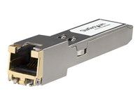 StarTech.com HPE JL563A Compatible SFP+ Module, 10GBASE-T, SFP to RJ45 Cat6/Cat5e, 10GE Gigabit Ethernet SFP+, RJ-45 (Copper) 30m, HPE 8320, 8325-48Y8, 10Gbps SFP+ Module Transceiver - Lifetime Warranty (JL563A-ST) - SFP+ transceiver modul (svarende til: HP JL563A) - 10GbE - 10GBase-T, 1000Base-T, 100Base-TX, 10Base-T - RJ-45 - op til 30 m - for HPE Aruba 8320, 8325-48Y8C, MACsec Advanced Module; CX 10000 Empty Chassis JL563A-ST