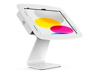 Compulocks iPad 10.9" 10th Gen Space Enclosure Rotating Counter Stand - Stativ - for tablet - låsbar - højglansaluminium - hvid - skærmstørrelse: 10.9" - monteringsgrænseflade: 100 x 100 mm - på disk - for Apple 10.9-inch iPad (10. generation) 303W209IPDSW