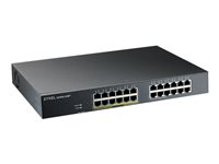 Zyxel GS1915 Series GS1915-24EP - Switch - NebulaFLEX-kompatibel - smart - 24 x 10/100/1000 (12 PoE) - desktop, væg-monterbar - PoE (130 W) GS1915-24EP-EU0101F