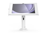 Compulocks Galaxy Tab A9+ Apex Enclosure Rise Stand 8" - Monteringssæt (stativ, indelukke) - eksponeret front/bagsidekamera og sensorer - for tablet - låsbar - metalramme - hvid - skærmstørrelse: 11" - for Samsung Galaxy Tab A9+ TCDP01W11GAPX9W