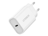 OtterBox - Strømforsyningsadapter - 30 Watt - PD (USB-C) - hvid - Europa 78-81416