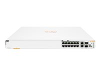 HPE Networking Instant On 1960 - Switch - Administreret - 4 x 2.5GBase-T + 8 x 100/1000/10GBase-T + 2 x 100/1000/10GBase-T + 2 x 10 Gigabit SFP+ - monterbar på stativ - PoE (480 W) S0F35A#ABB