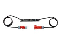 Eaton ePDU G3 In-Line Monitored - Strømovervågningsenhed (rackversion) - AC 400 V - 22 kW - tre faser - Ethernet, RS-232 - output-stikforbindelser: 1 - 0U - sort EILB15