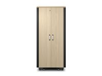 APC NetShelter - Rack - lydtæt - AC 230 V - ahornfarvet - 32U - 19" AR4032IA